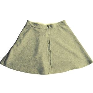 Grey mini skirt